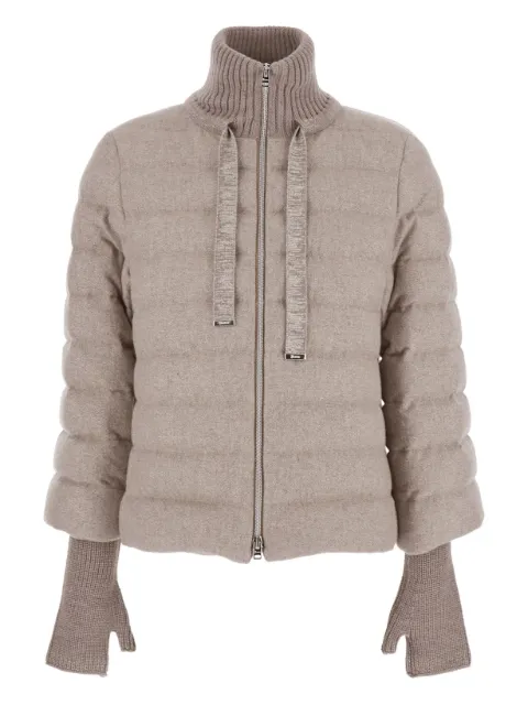 Herno quilted high-neck jacket