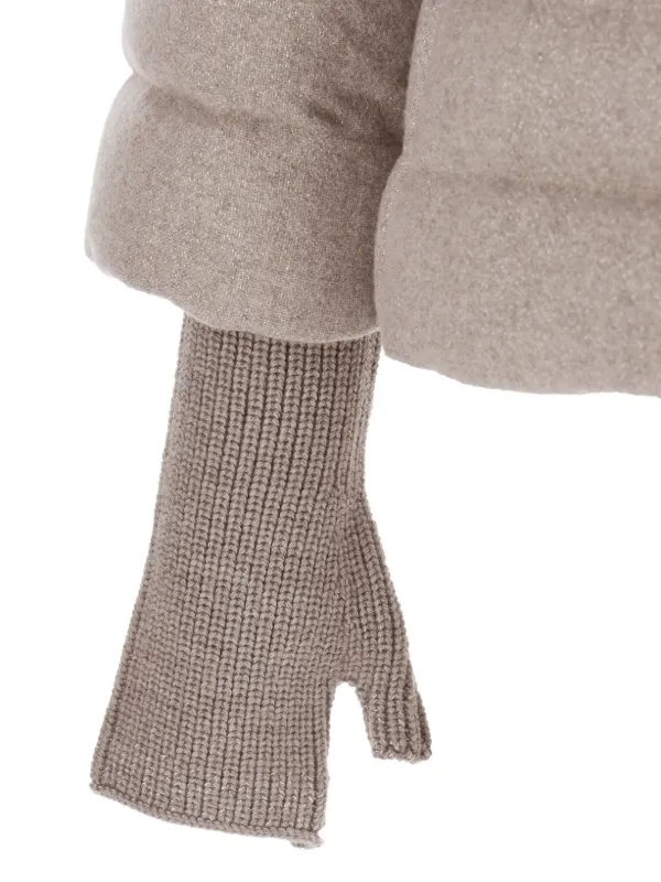 Herno ハイネック キルティングジャケット | グレー | FARFETCH JP