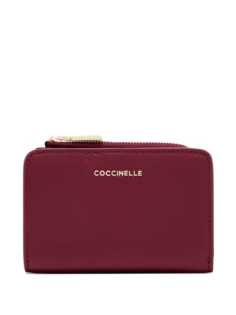 Coccinelle cartera metalizada con cierre
