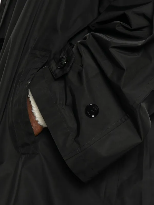 TOTEME Car Coat Black | Black | FARFETCH