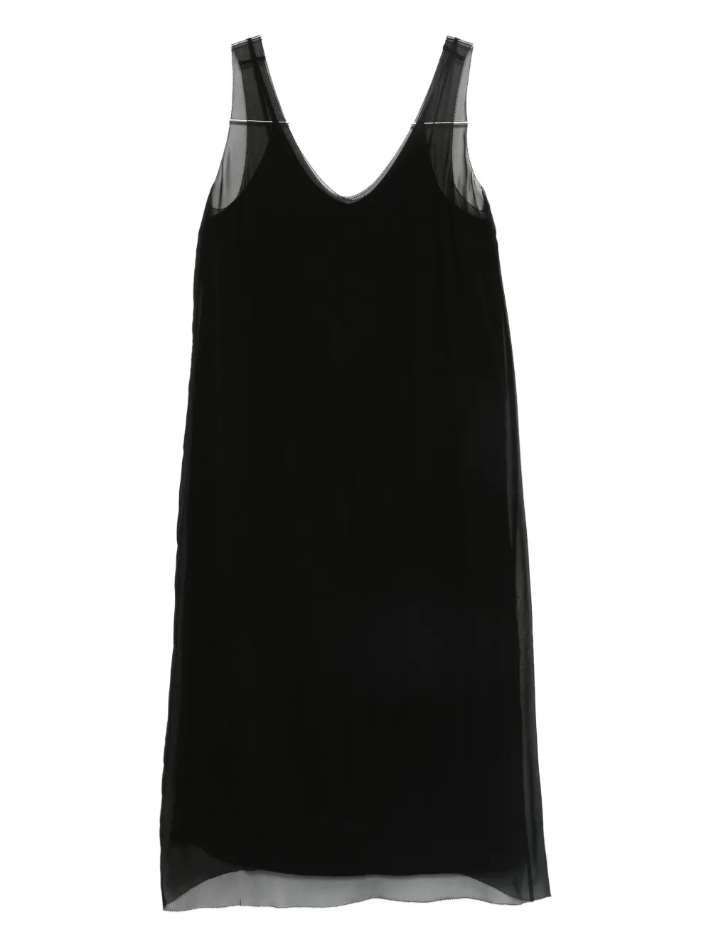 Totême Slip Mini Dress In Black