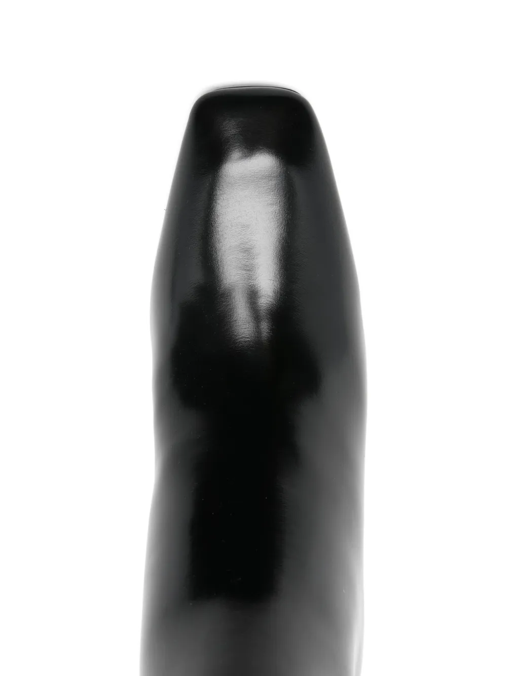 Totême 85mm Glossy-finish Leather Boots In Black
