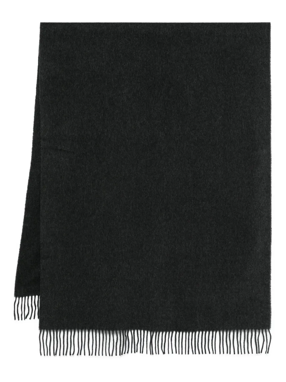 TOTEME mascada de cachemira con flecos | negro | Image 1
