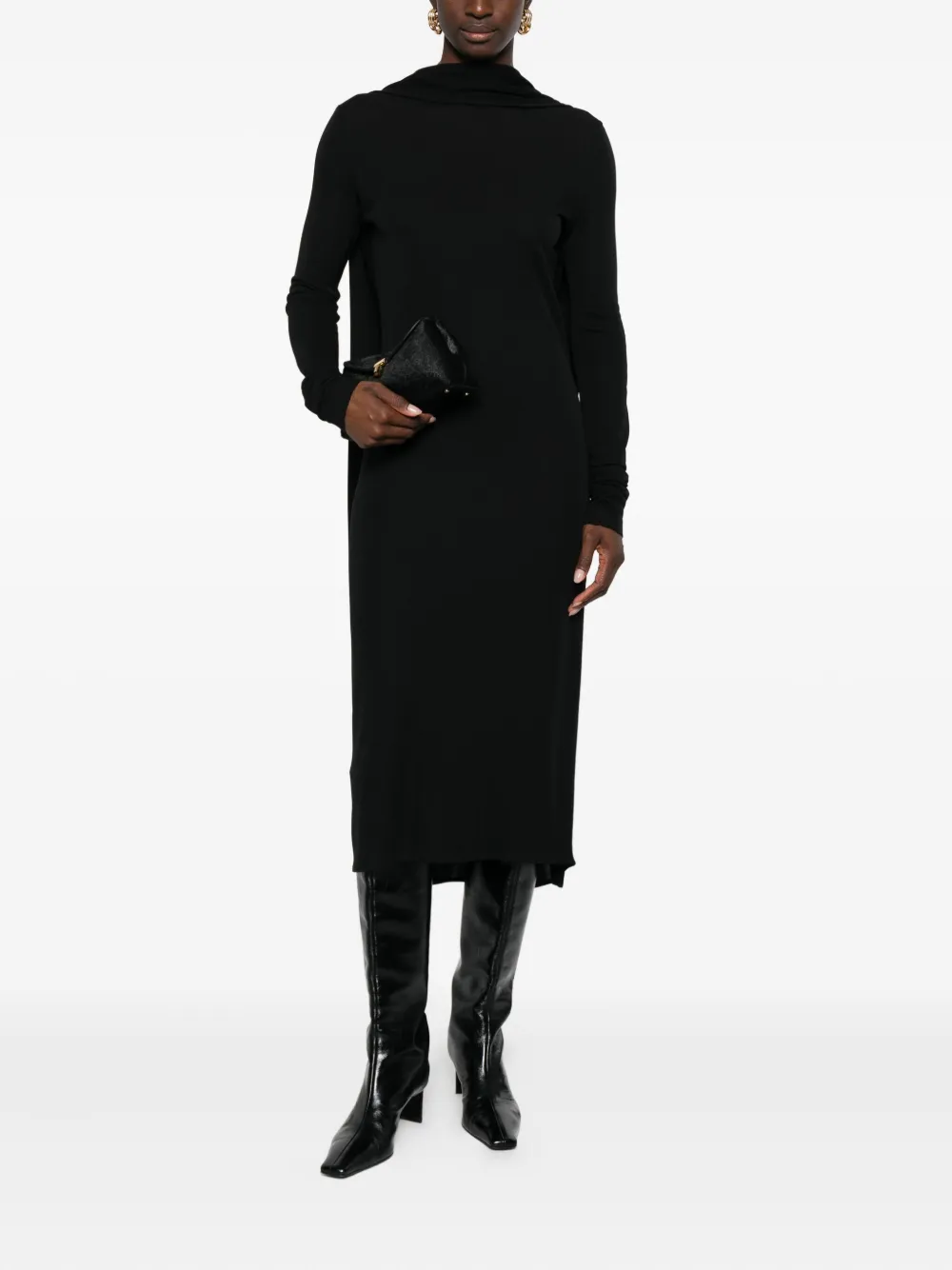 TOTEME Cocoon dress - Zwart