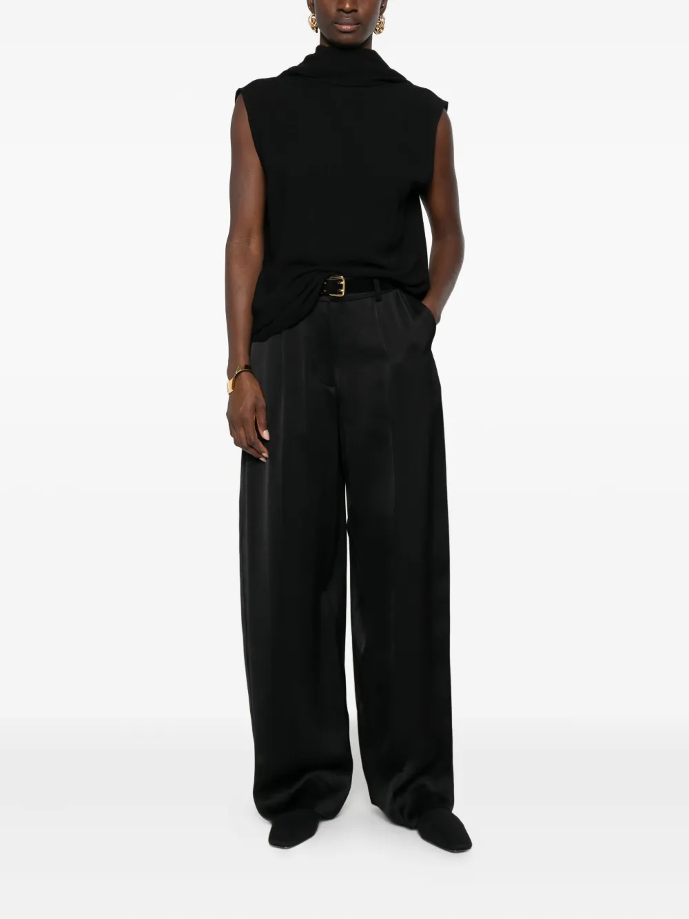 TOTEME Cocoon blouse - Zwart