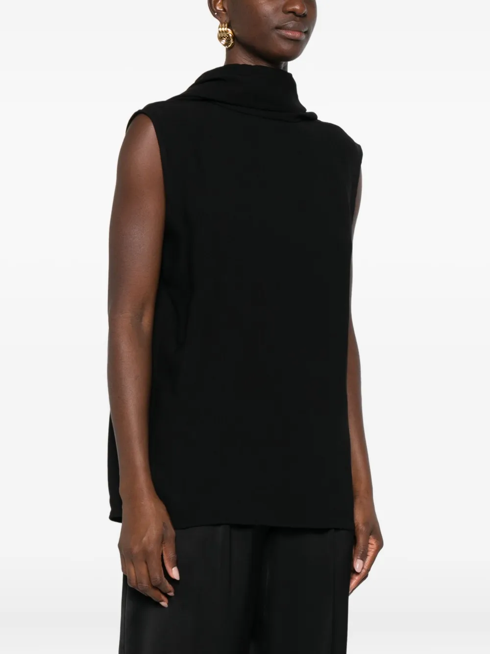 Totême Cocoon Blouse In Black