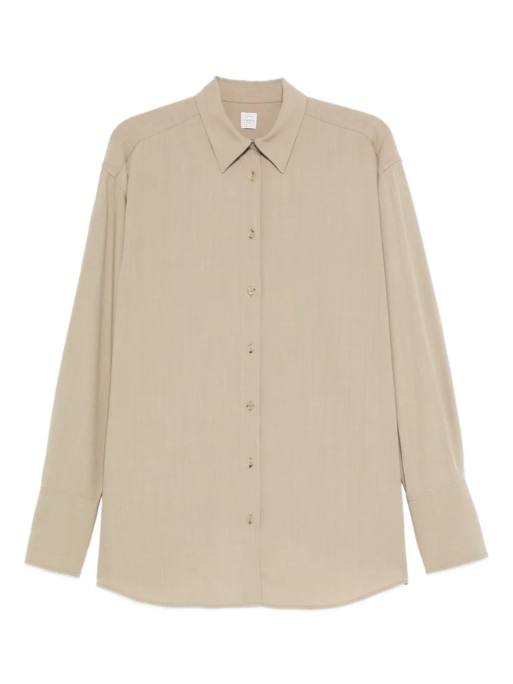 TOTEME Classic Tuxedo button-down shirt | Neutrals | Image 1