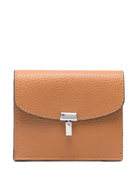 TOTEME T-lock grained leather cardholder
