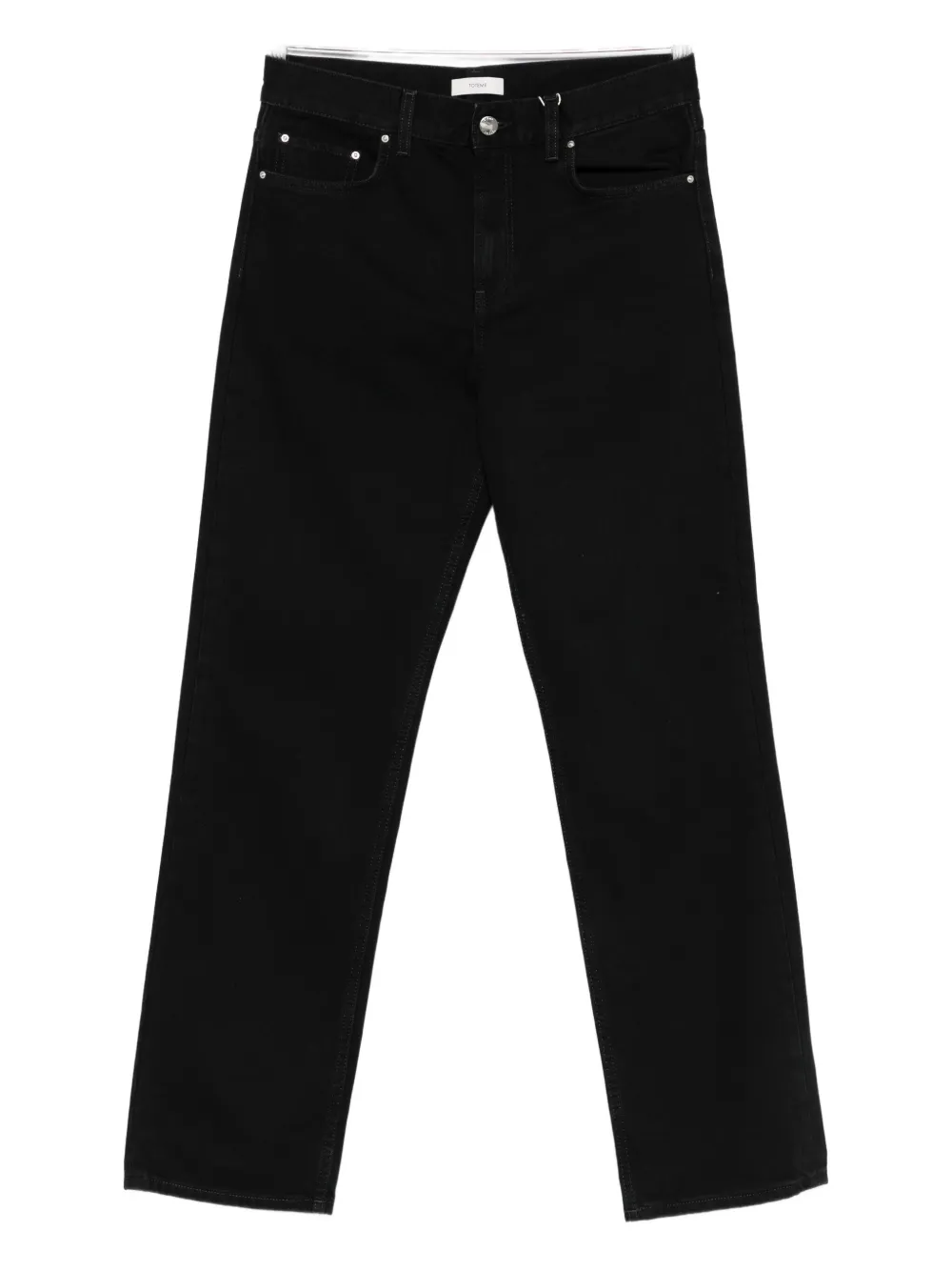 Totême Straight-leg Jeans In Black