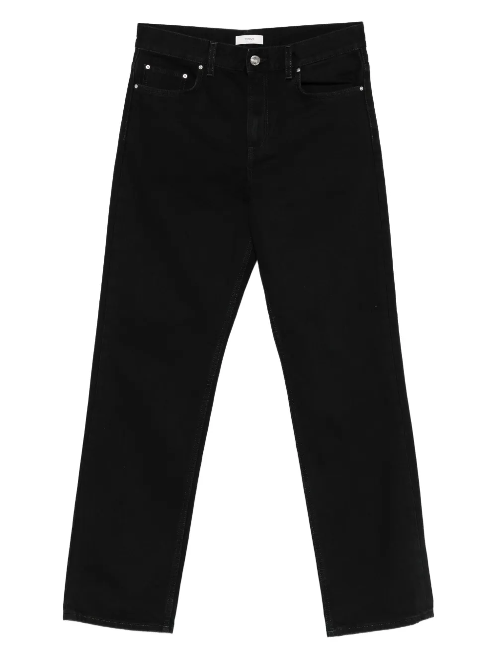 TOTEME straight-leg jeans | Black | Image 1