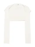 TOTEME sleeve scarf - White