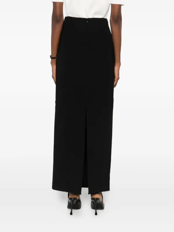 TOTEME flap-pocket Skirt | Black | FARFETCH JO