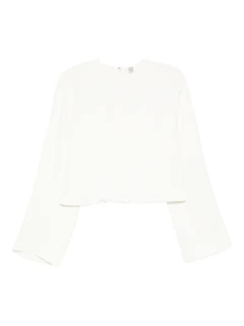 TOTEME blusa con dobladillo sin rematar