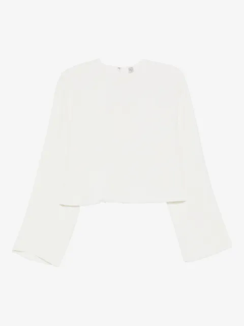 TOTEME Bluse mit offenem Saum