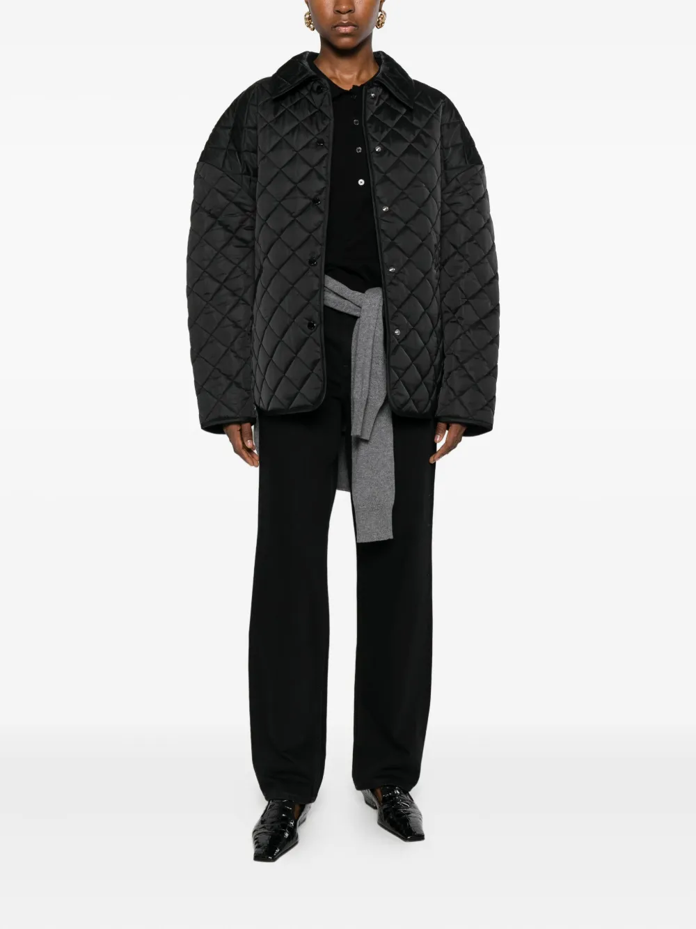 TOTEME collared quilted jacket | Down Jackets | Image 2