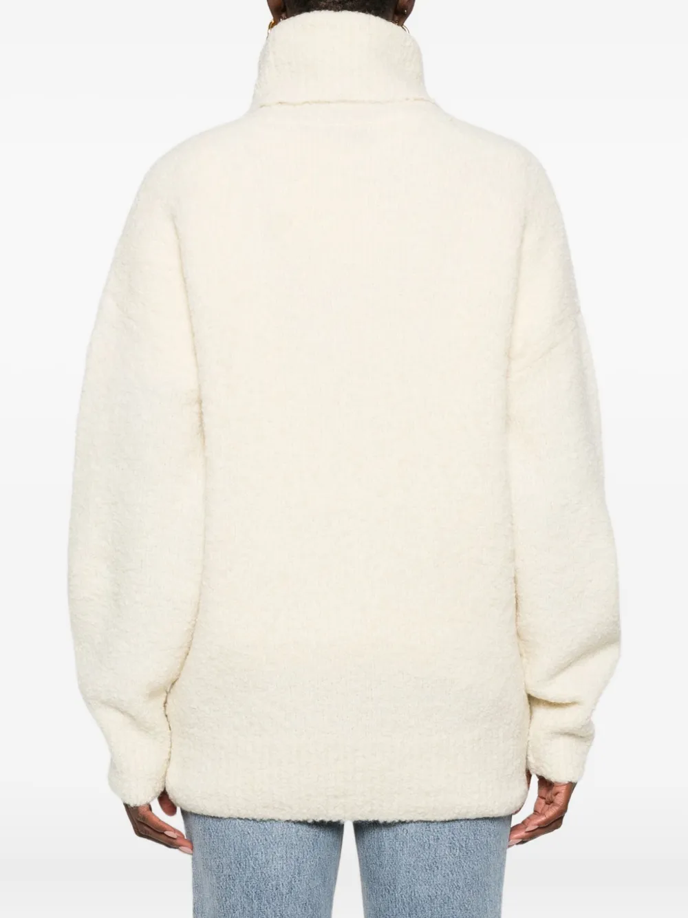 Totême Turtleneck Sweater In White