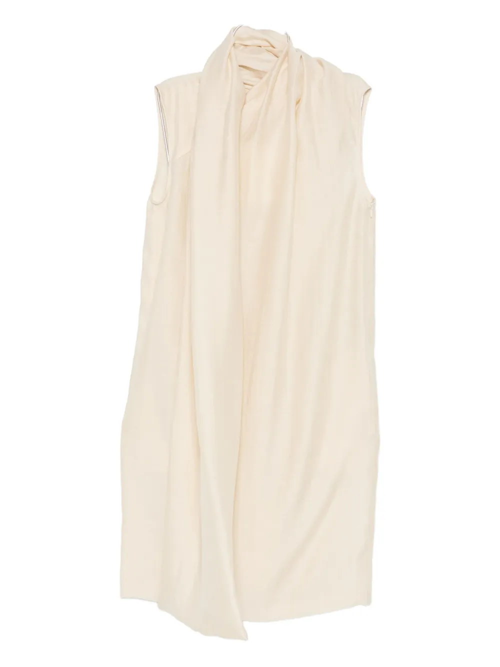 Totême Attached-scarf Dress In Brown