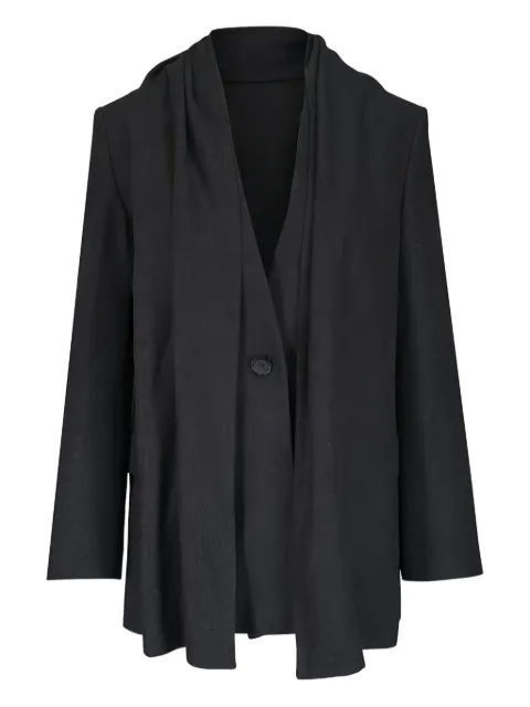 TOTEME scarf-detail single-breasted blazer