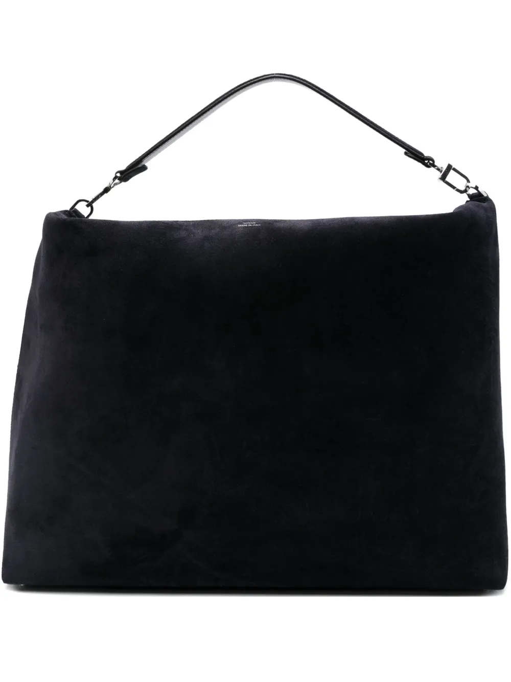 TOTEME bevel suede shoulder bag | Blue | Image 1