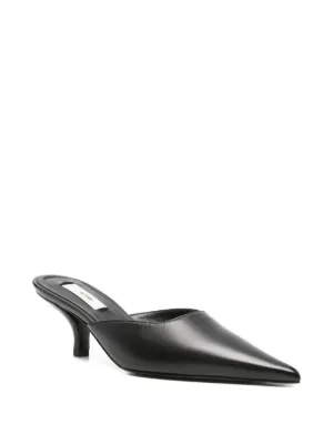 Jil Sander ポインテッドトゥ ミュール | ブラック | FARFETCH JP
