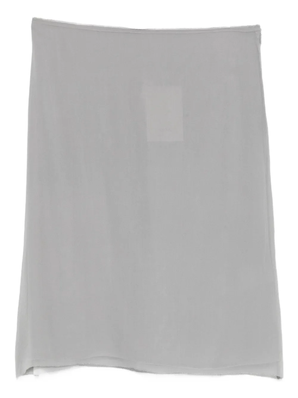 Totême Slip Mini Skirt In Gray