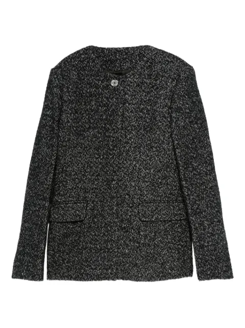 TOTEME cinched speckled jacket