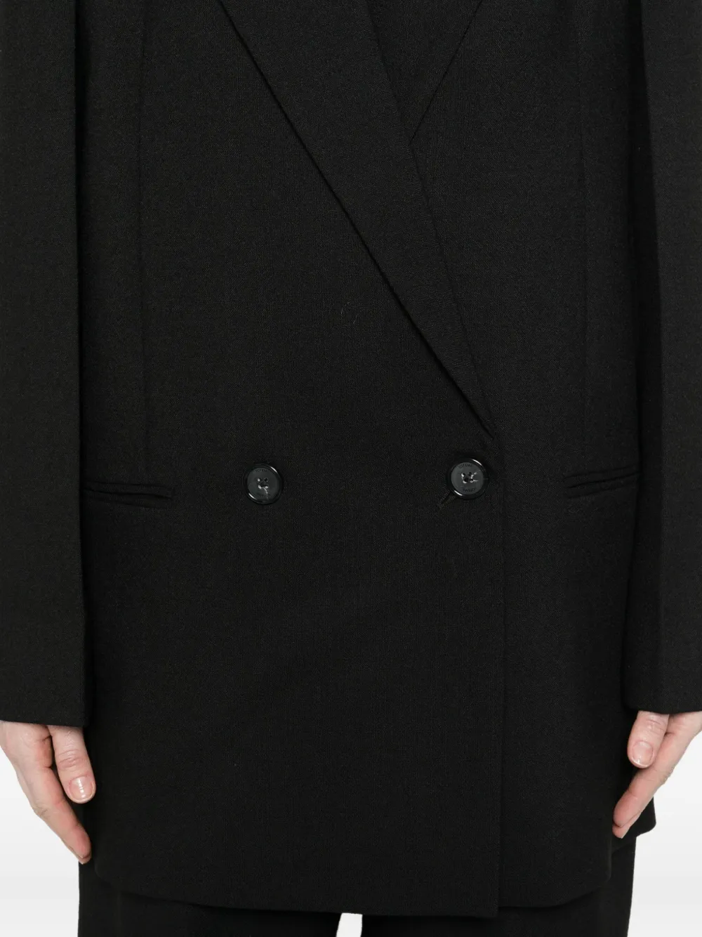 TOTEME Blazer met dubbele rij knopen Zwart