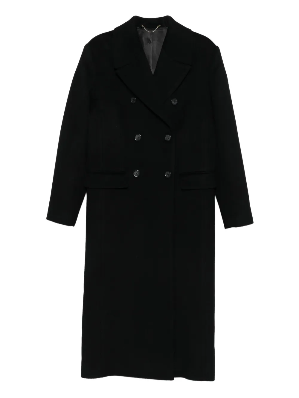 TOTEME double-breasted coat | Black | Image 1