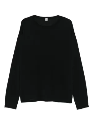 TOTEME ダブルニット セーター | ブラック | FARFETCH JP