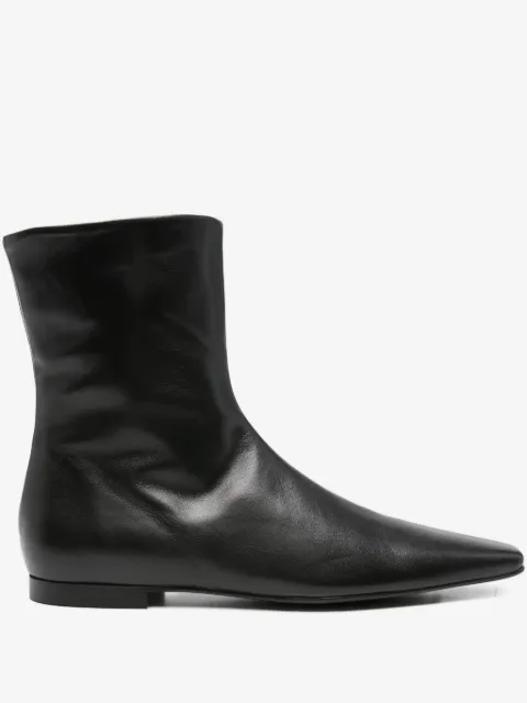 TOTEME botas chelsea con piel y cierre