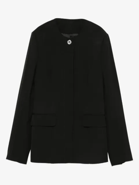 TOTEME round-neck flap-pocket jacket