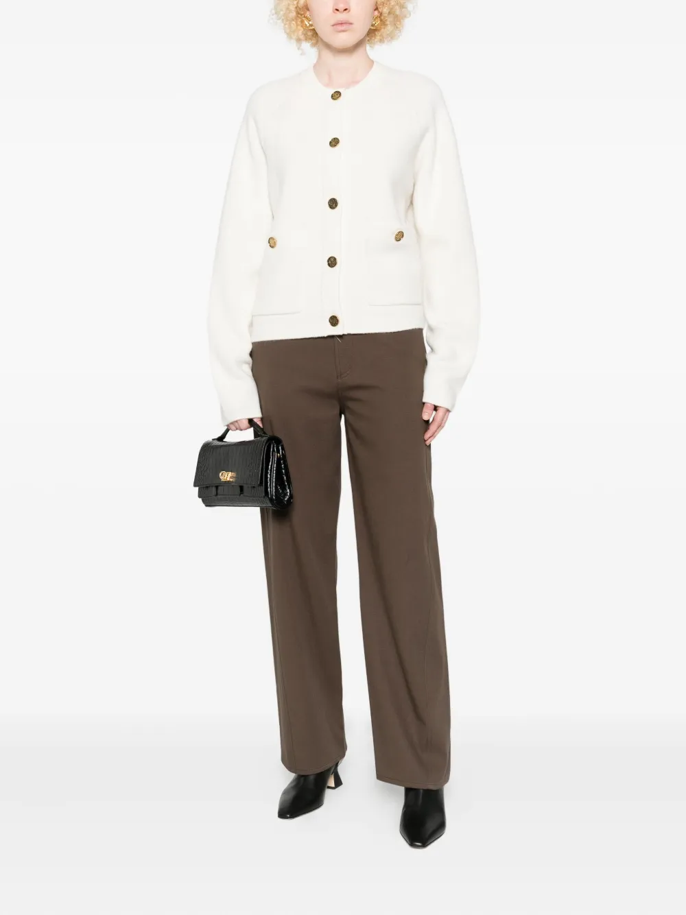 TOTEME patch-pocket buttoned cardigan | Cardigans | Image 2