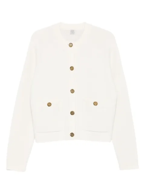 TOTEME patch-pocket buttoned cardigan
