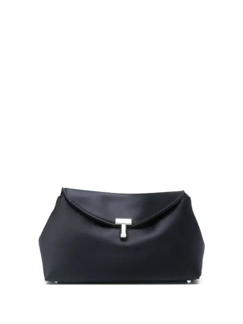 TOTEME satin T-lock clutch