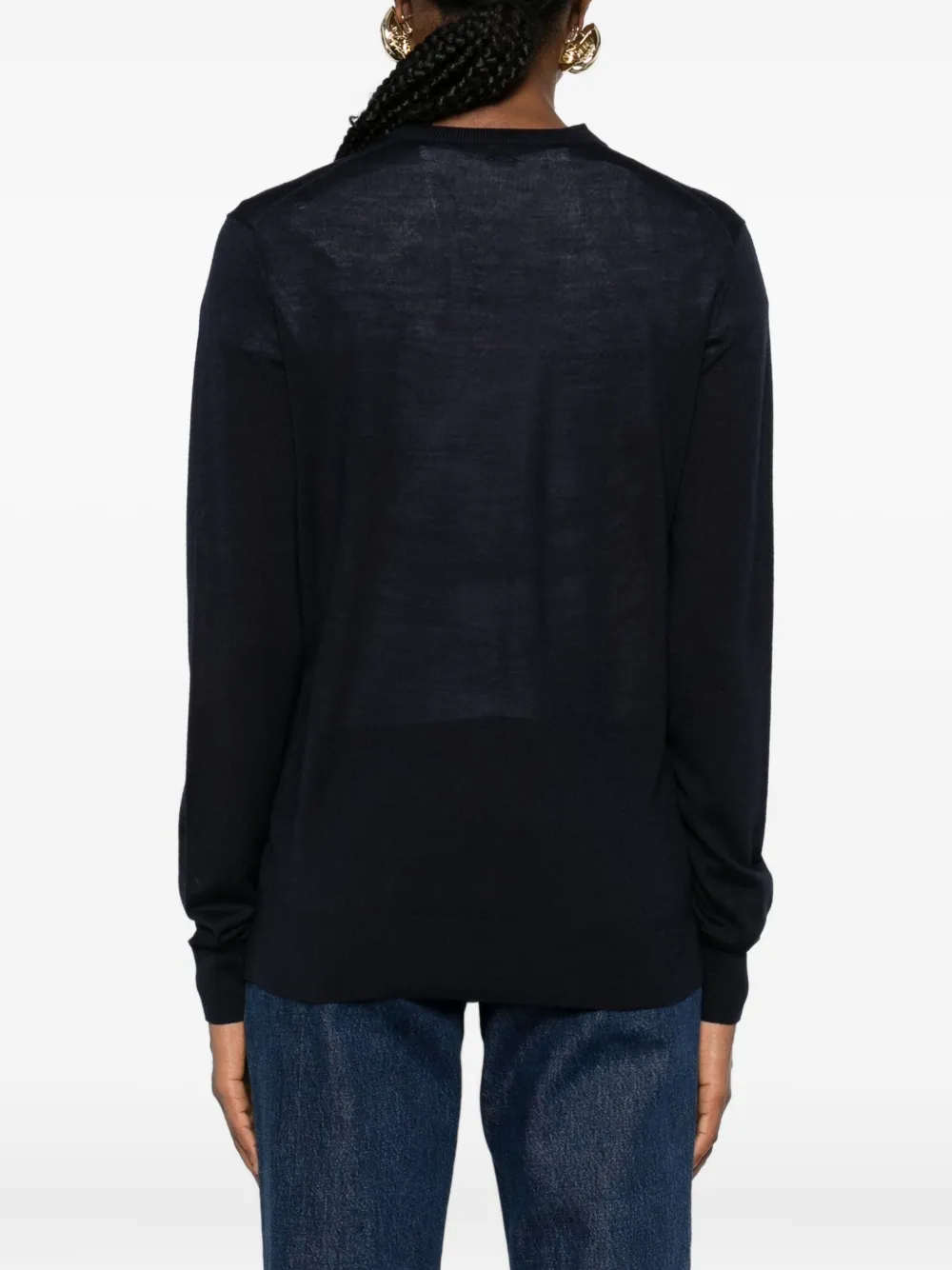 Totême Pullover Mit Rundhalsausschnitt In Black