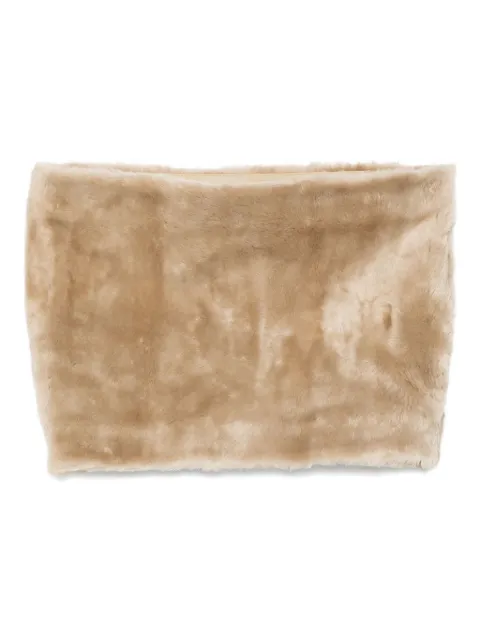TOTEME plush shearling muff scarf