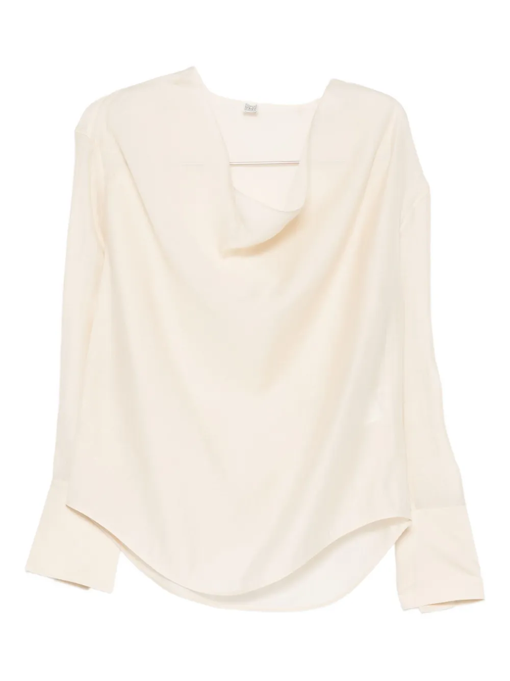 Totême Cowl-neck Blouse In Neutral