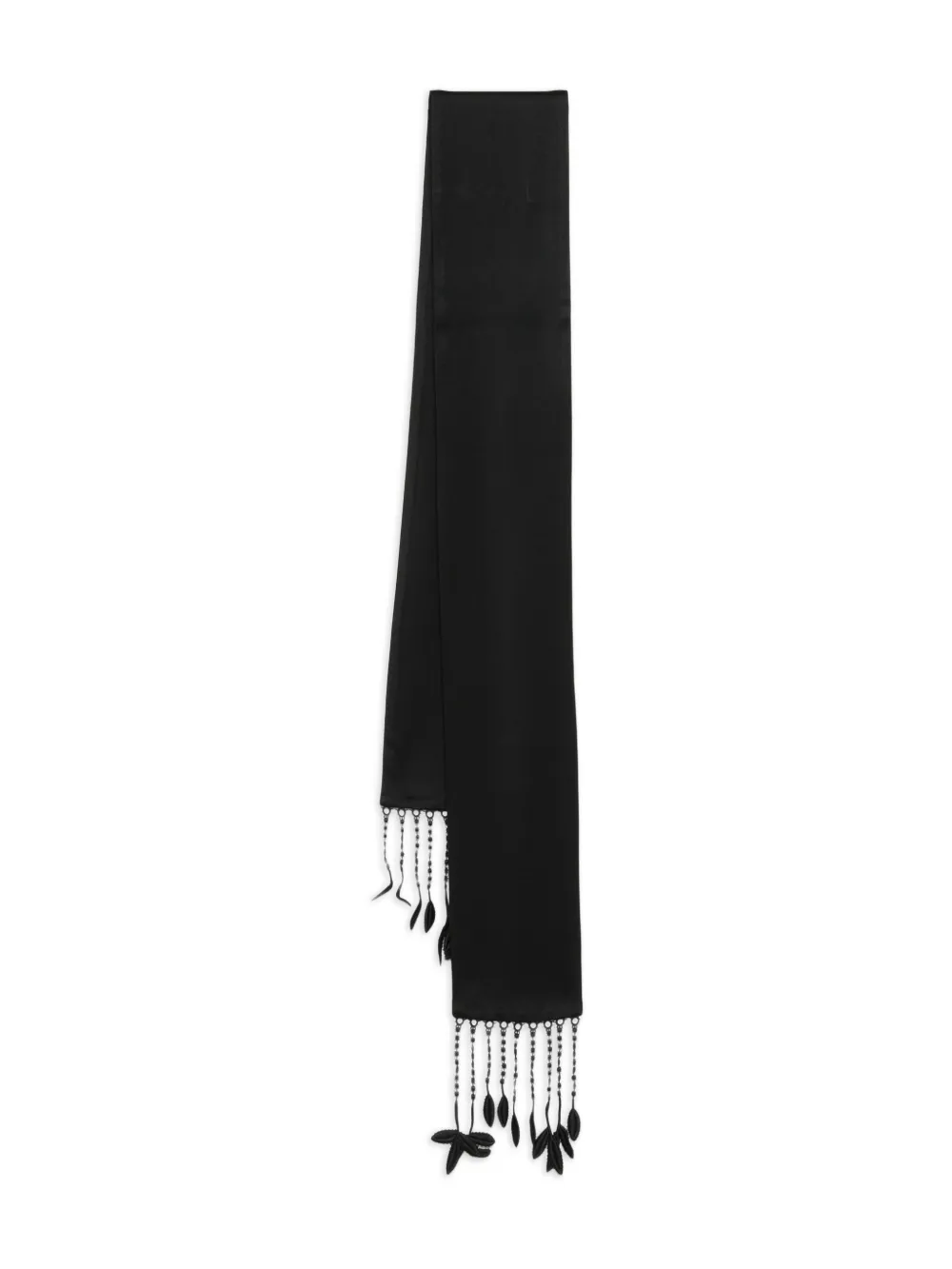 TOTEME mascada con flecos | negro | Image 1