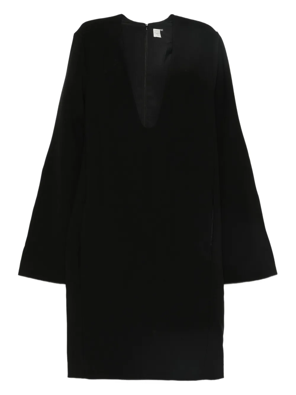 TOTEME bell-sleeve mini dress - Nero