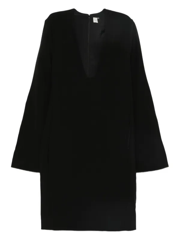knee length dresses for ladies Susanna Black Embellished Mini Dress – Frock and Frill main image 0