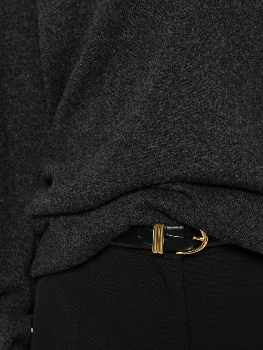 Totême V-neck Cashmere Sweater In Black
