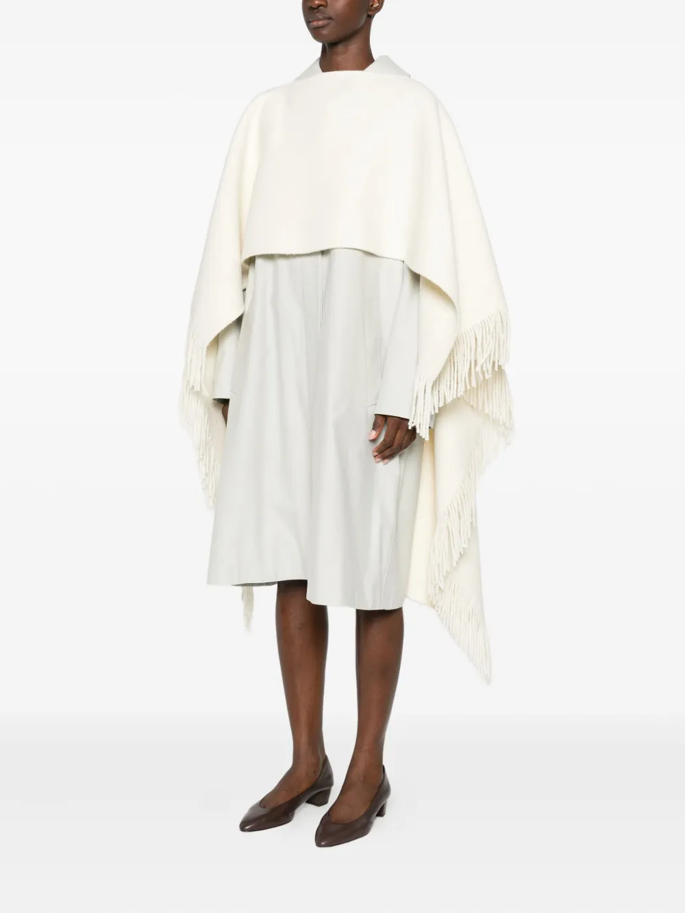 TOTEME Sjaal met franje Wit