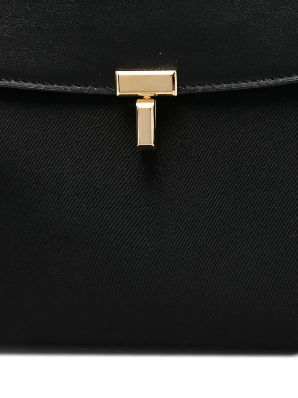 Totême T-lock Satchel Bag In Black