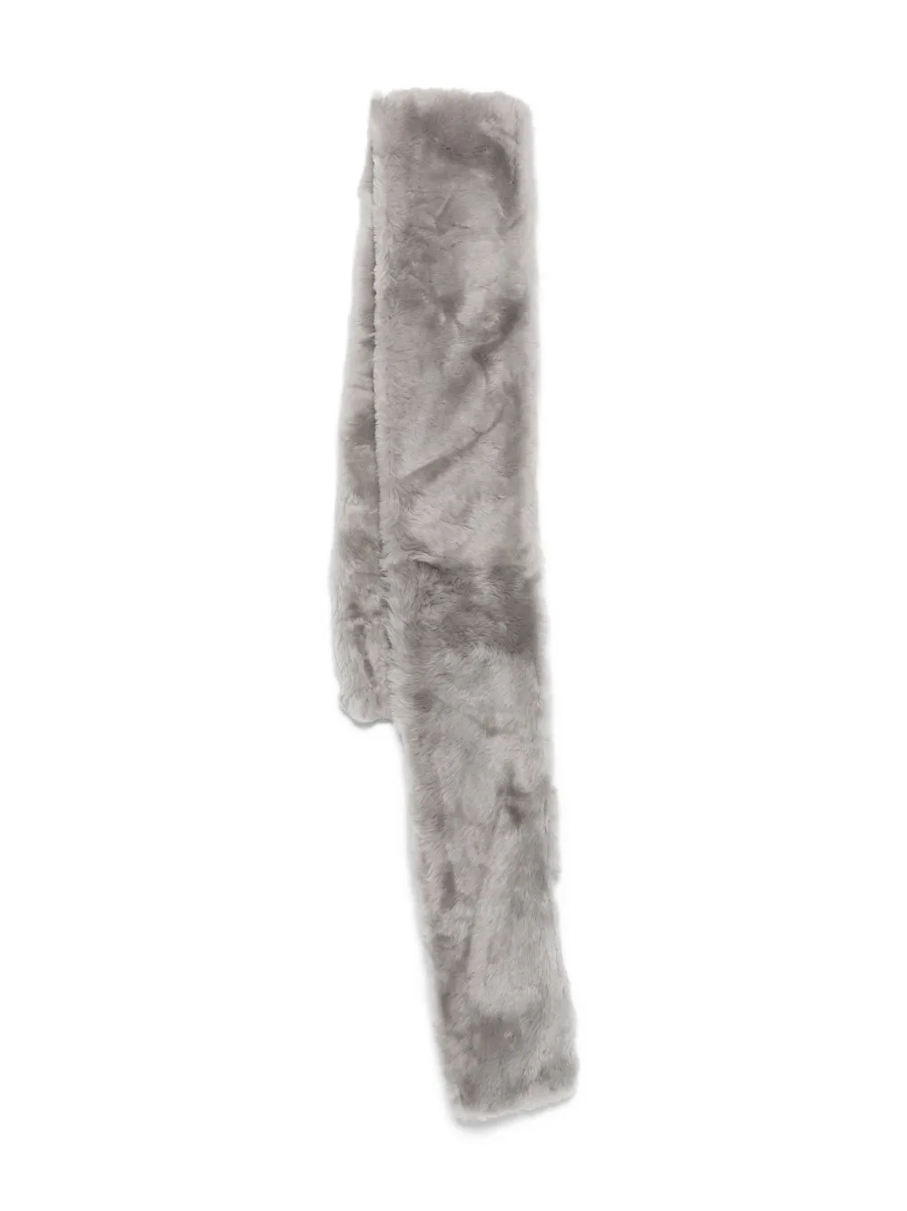 TOTEME shearling tuxedo scarf | Grey | Image 1