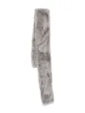 TOTEME shearling tuxedo scarf - Grey