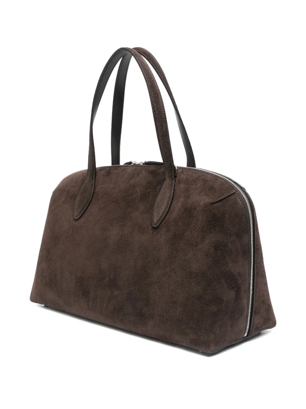 TOTEME Day medium suède shopper - Bruin