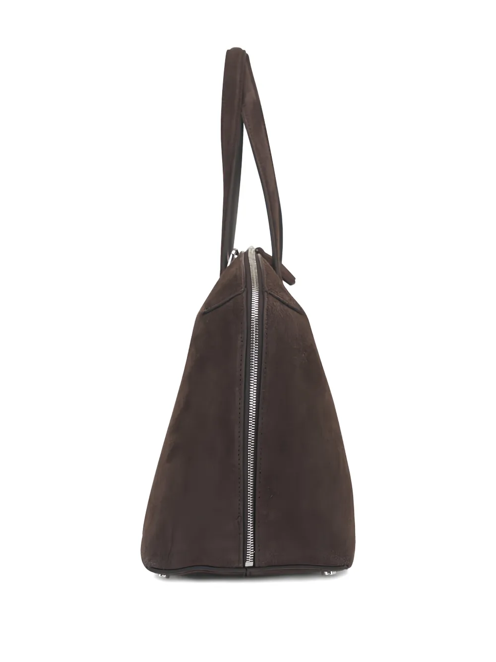 TOTEME Medium suède shopper Bruin