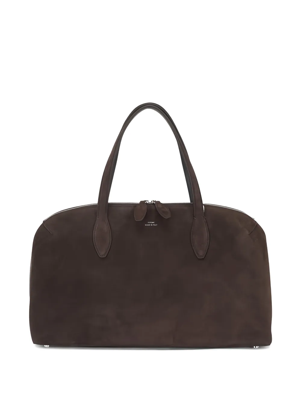 TOTEME Borsa tote Day media in pelle scamosciata - Marrone