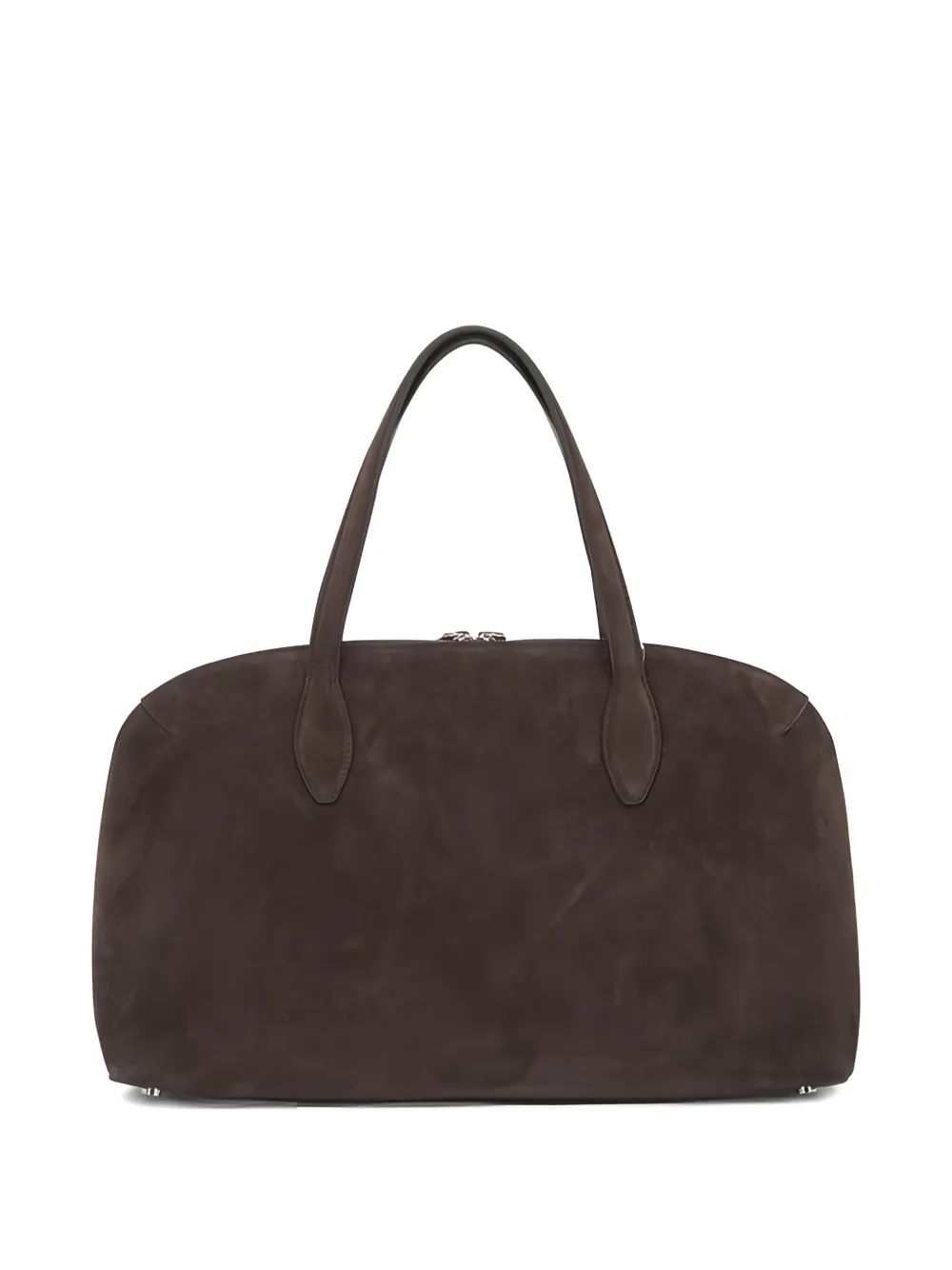 TOTEME Medium suède shopper Bruin