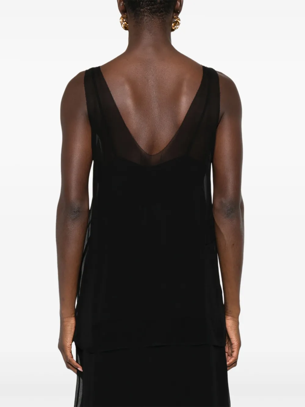 TOTEME Top met V-hals Zwart